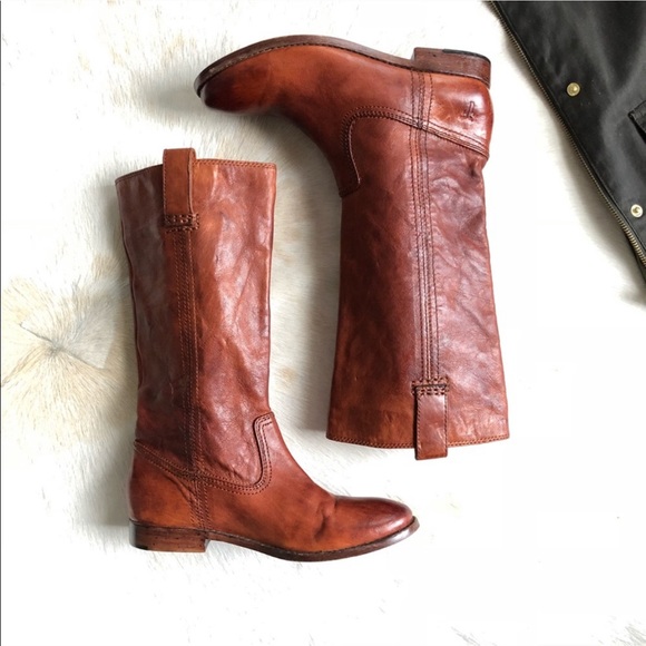 frye anna mid pull on